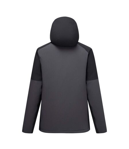 Mens Highton Two Tone Waterproof Stretch Insulated Jacket Ash Black Regatta