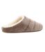 Womens/ladies chrissie corduroy fleece lined slippers mink FitFlop-2