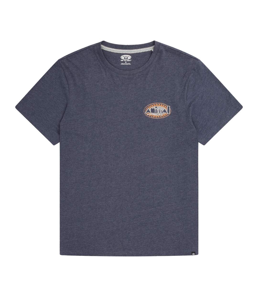 T-shirt Chase Homme Bleu Foncé Animal-1