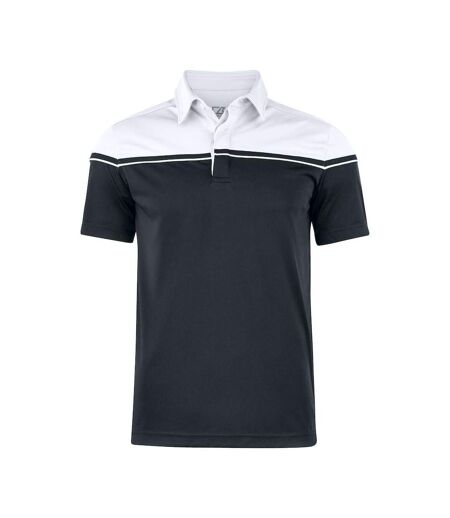 Polo Seaback Homme Noir Blanc Cutter & Buck