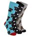 Set of 3 Pairs Dog Pattern Socks