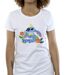 Disney T-shirt en coton motif oiseaux Lilo & Stitch Femme/Femme (Blanc) - UTBI25900-3