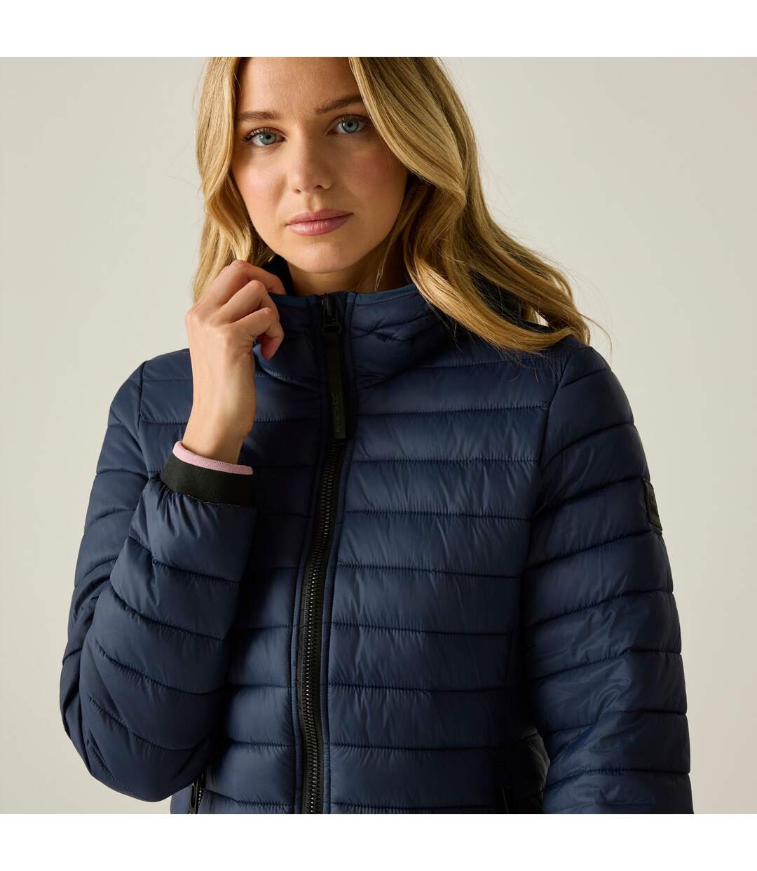 Womens/ladies Haile Padded Jacket Navy Regatta-4