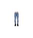 Jean Motif/style Usé Femme Bleu Pieces-1