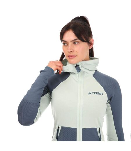 Sweat à capuche terrex tech femme vert Adidas