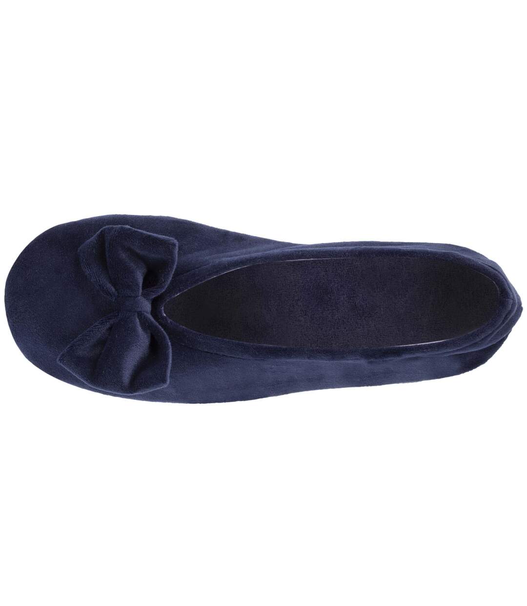 Isotoner Chaussons Ballerines femme grand nœud