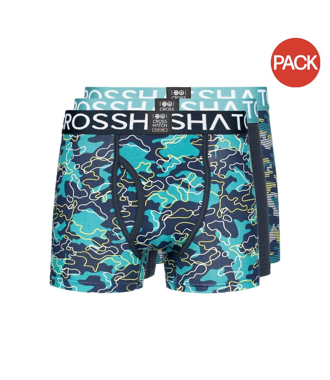 Boxers linamo mve homme bleu sarcelle Crosshatch-1