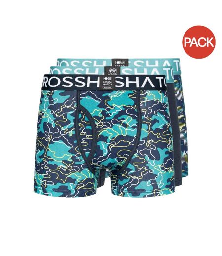 Boxers linamo mve homme bleu sarcelle Crosshatch Crosshatch