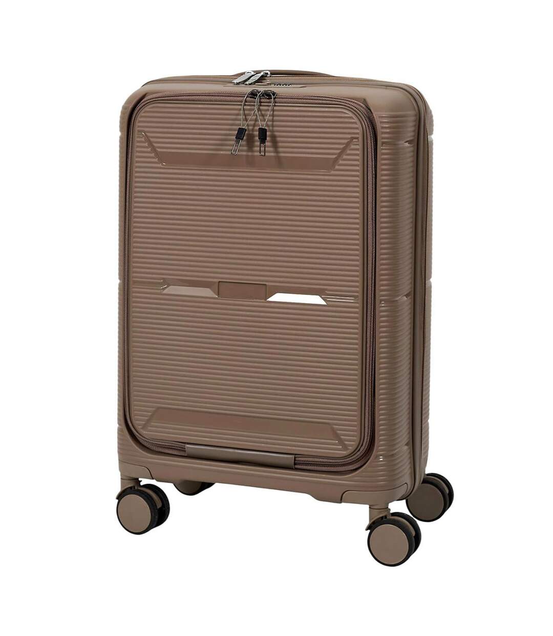 Valise Cabine à Roulettes Sydney 48cm Marron-3