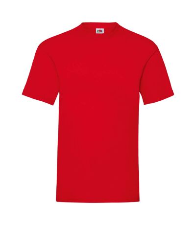 Fruit Of The Loom Mens Valueweight Short Sleeve T-Shirt (Red)