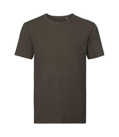 Russell - T-shirt manches courtes - Homme (Kaki foncé) - UTBC4713