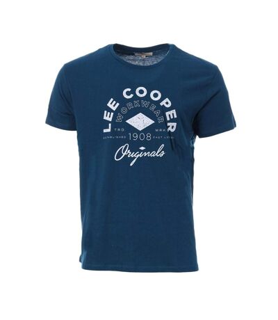 T-shirt Bleu Homme Lee Cooper Olipe - S