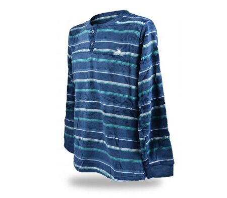 Pyjama Homme Hiver Polaire Doux ADVENTURE J2565