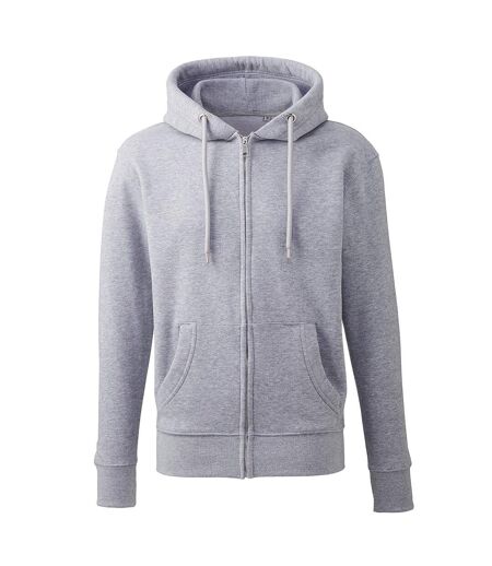 Unisex Adult Organic Hoodie Grey Marl Anthem