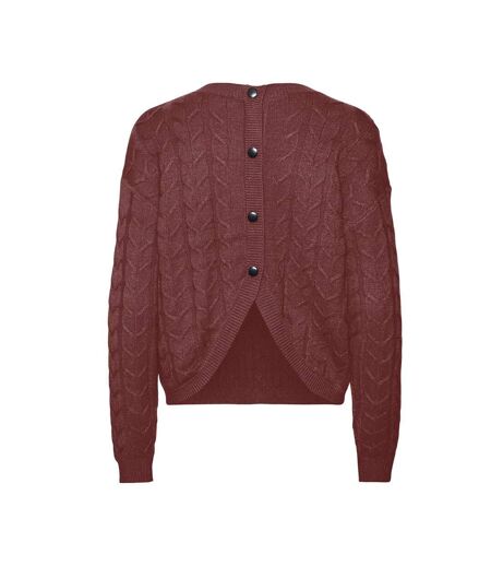 Pull bordeaux femme vero moda tilda