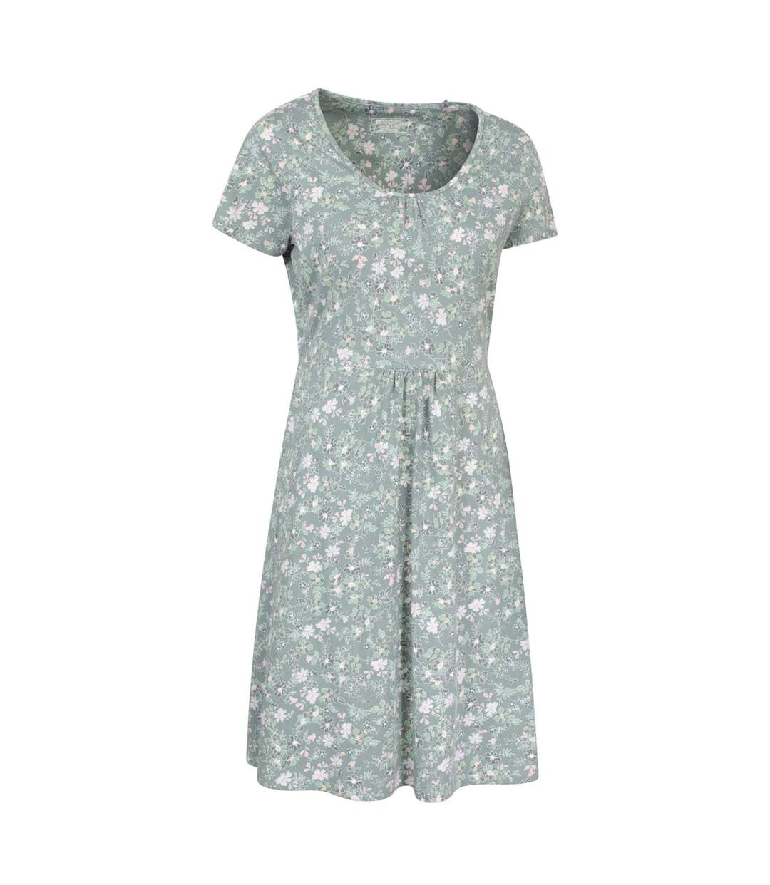 Robe Patineuse Motif/style Floral Essentials Lora Femme Vert Pâle Mountain Warehouse-3