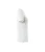 Womens/ladies Crossover Plain Polo Shirt White Mascot-4