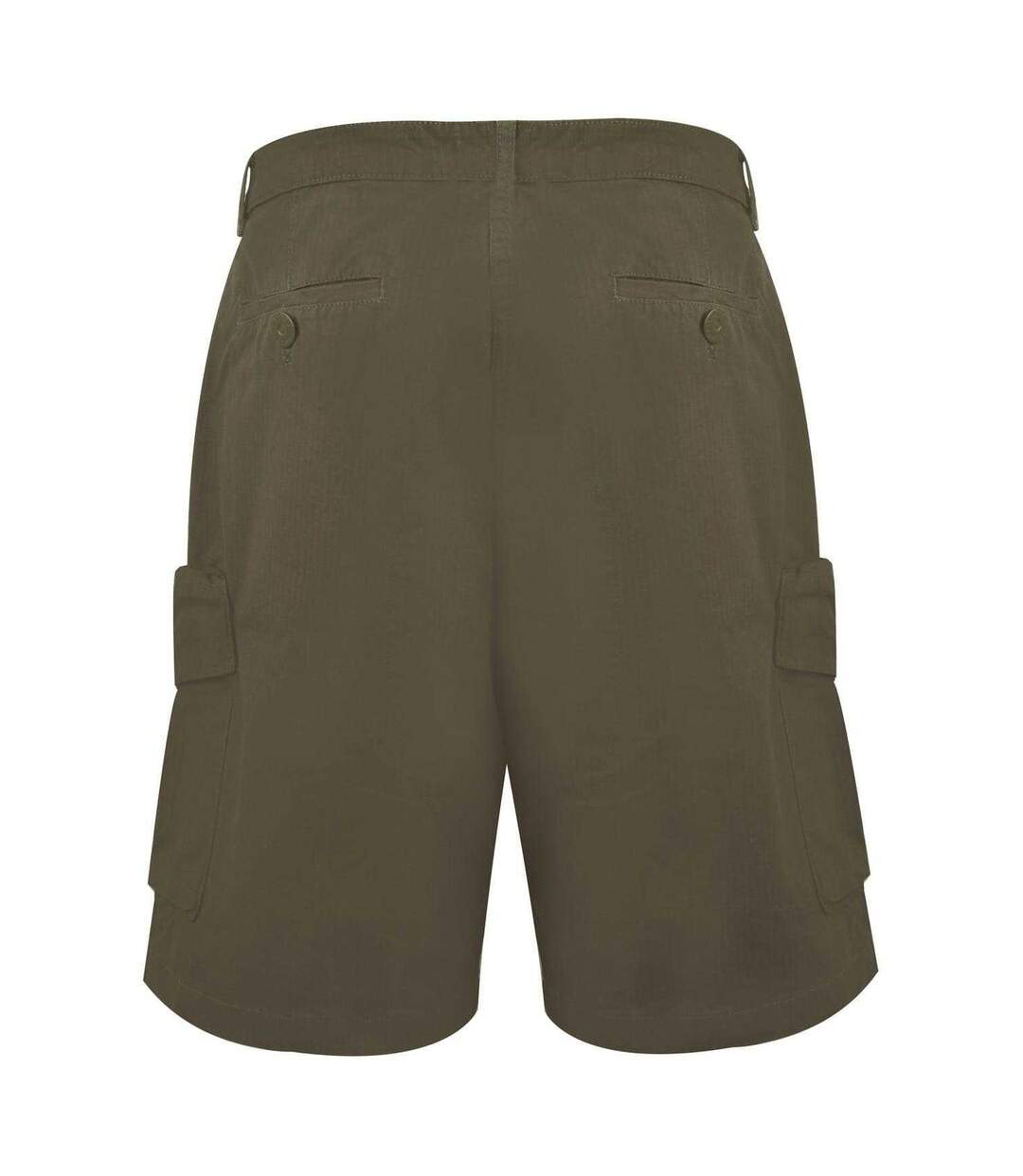 Mens Miles Cargo Shorts Khaki Green Pretty Green-2