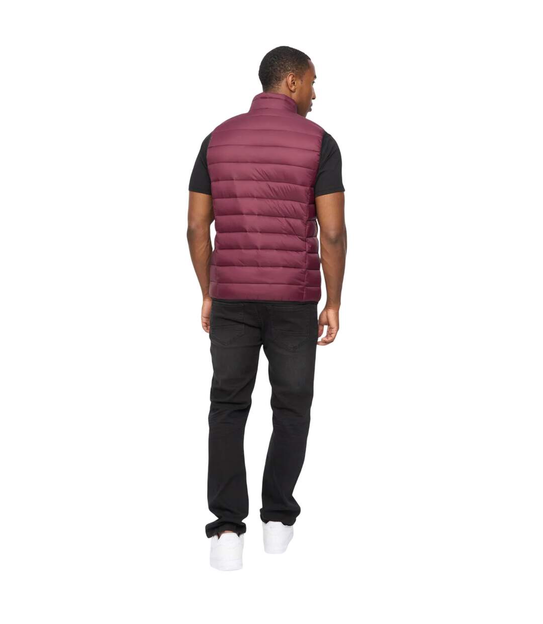 Doudoune Sans Manches Gattering Mve Homme Pourpre Crosshatch-3
