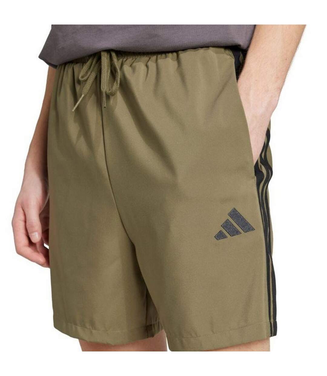 Short Style 3 Rayures Essentials Chelsea Homme Vert Adidas-4