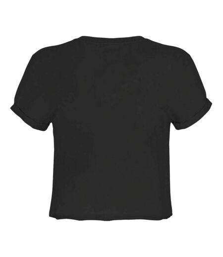 Haut Court Motif/style Sensation Femme Anthracite Amplified
