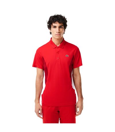 Polo Novak Djokovic Fan Homme Rouge Lacoste