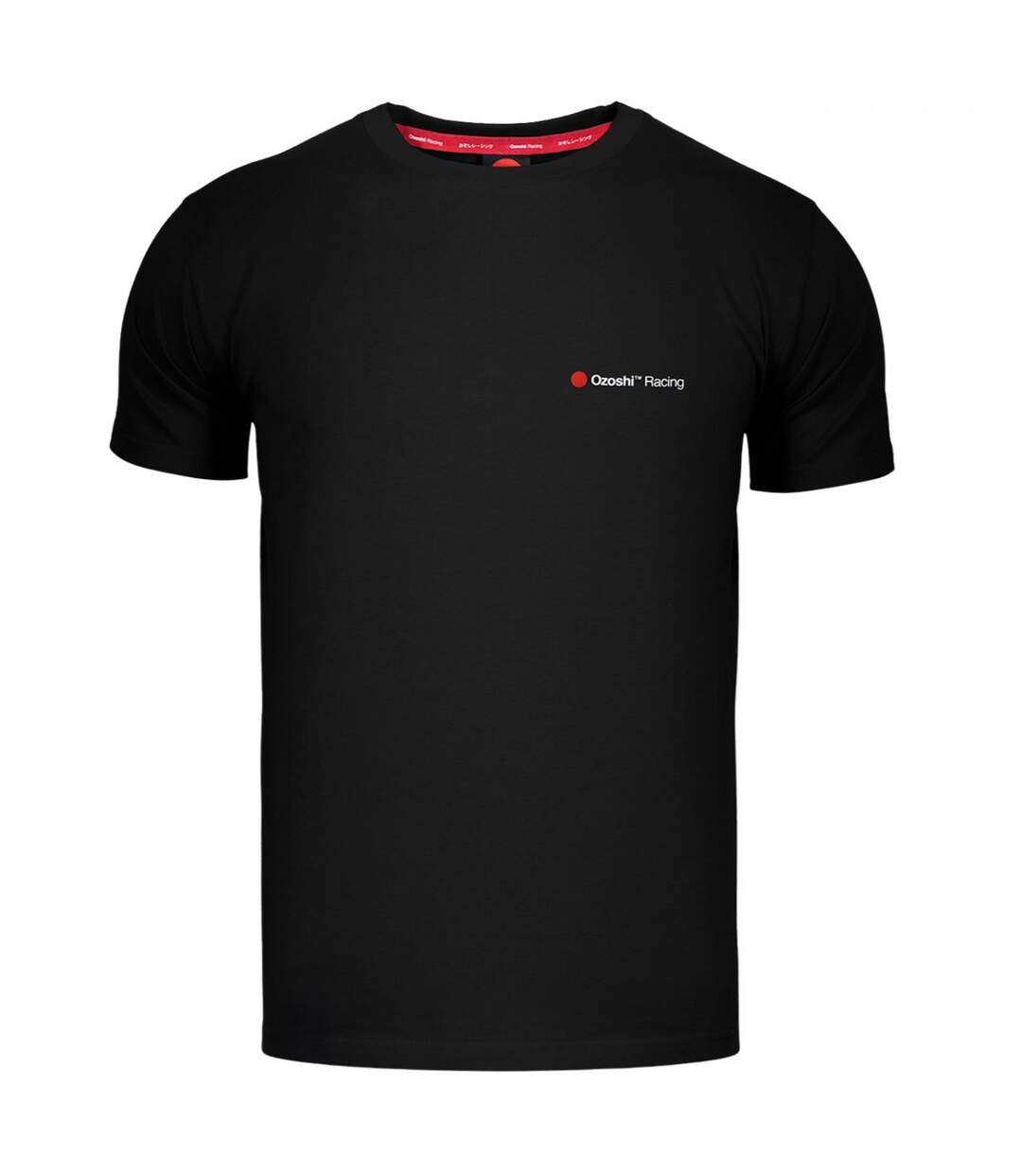 T-shirt Motif/style Petit Logo Homme Noir Ozoshi-2