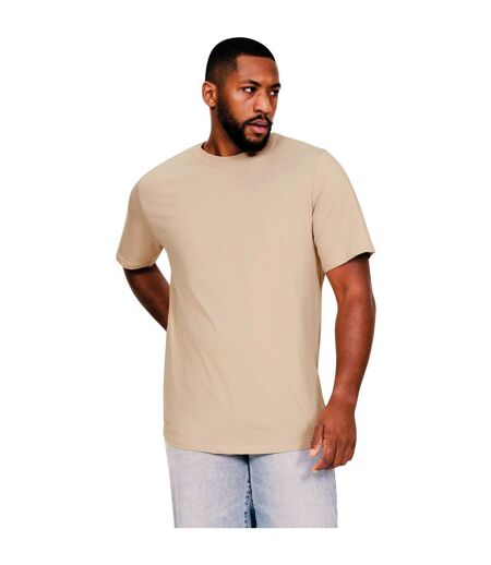 Casual Classics Mens Core Ringspun Cotton T-Shirt (Sand) - UTAB579