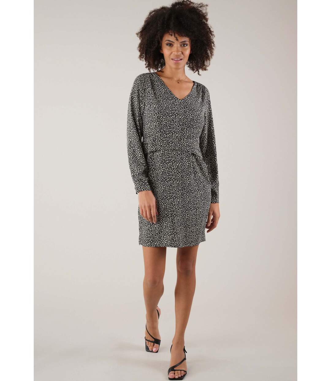 Robe courte aux motifs animaliers OLINA-2