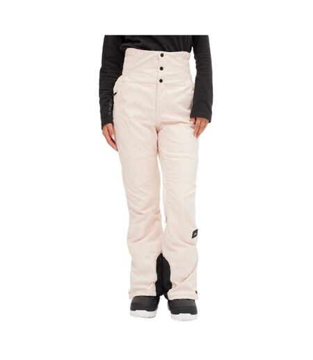 Pantalon de ski rose pale femme o'neill total disorder slim