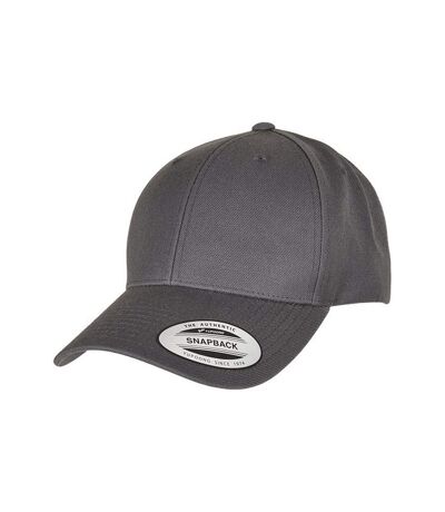 Flexfit Unisex Adult Premium Snapback Cap (Dark Grey)