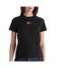 T-Shirt noir femme tommy hilfiger dw0dw21965-1