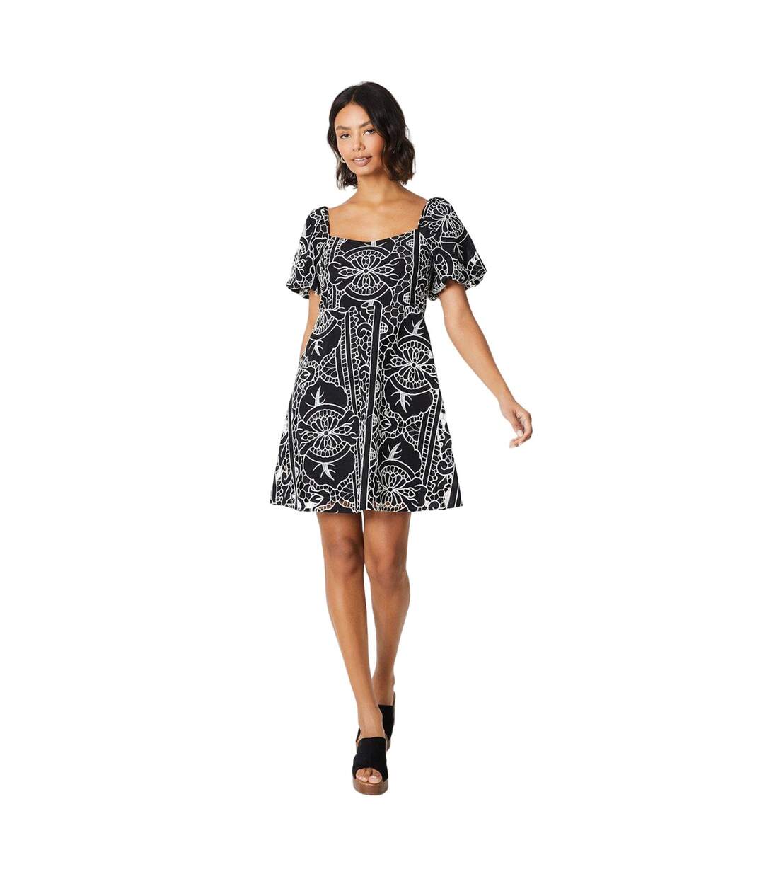 Mini robe femme noir Dorothy Perkins-3