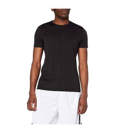 Mens Active Sports Tee Black Opal Stedman