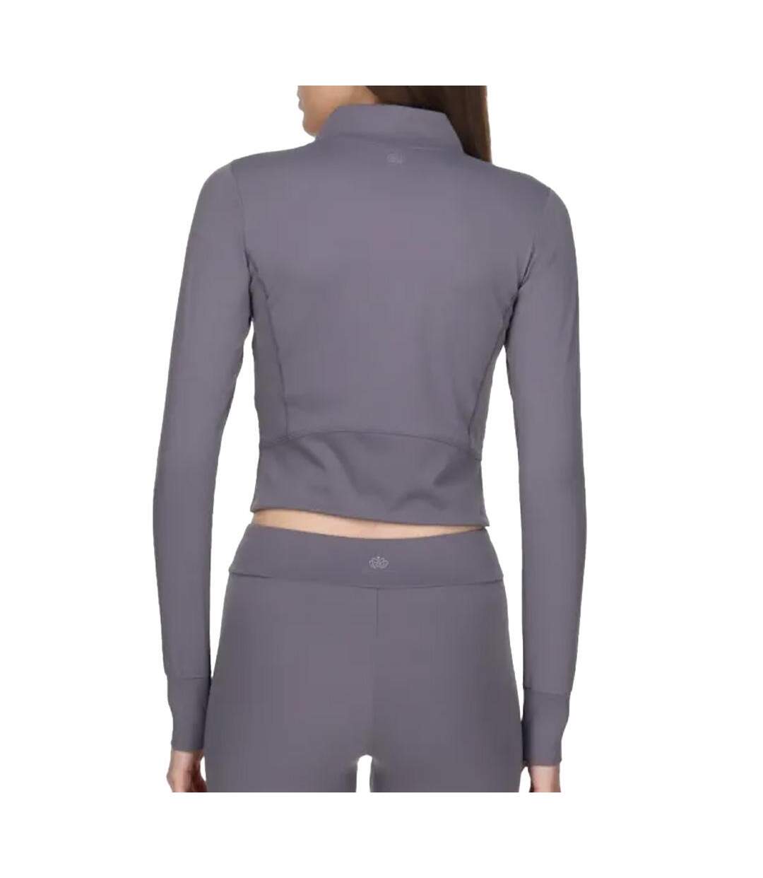 Veste de yoga grise femme soul studio basic-2