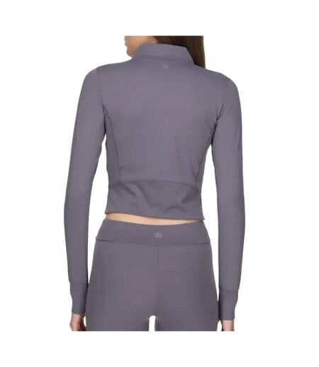 Veste de yoga grise femme soul studio basic