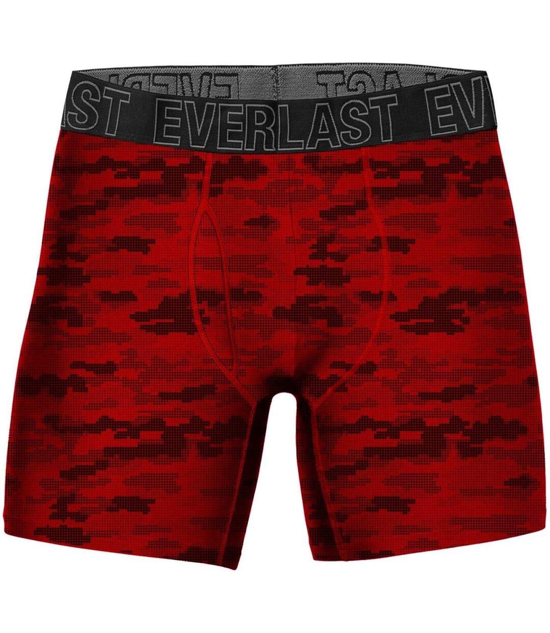 Mens Camouflage Flexible Boxer Briefs Red Black Everlast-1