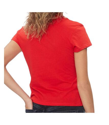T-shirt Rouge Femme Tommy Hilfiger Essential