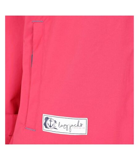 Veste Imperméable Femme Rose Rouge À Lèvres Lazy Jacks
