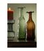 Vase Design en Verre Eclosion 33cm Vert-4