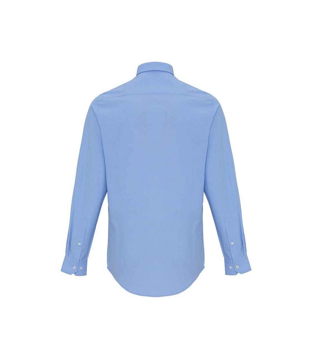 Mens Striped Oxford Long-sleeved Shirt Oxford Blue Premier-2