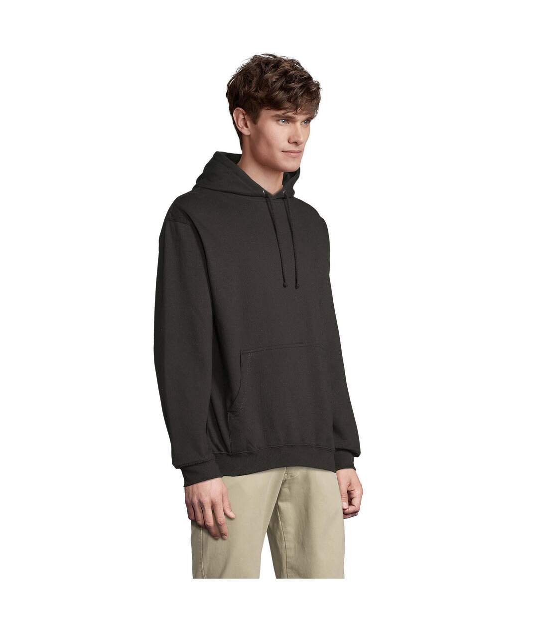 Sweat À Capuche Condor Adulte Noir SOLS-3