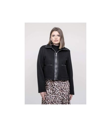 Blouson avec détails similicuir UZELLE - Dona X Lisa