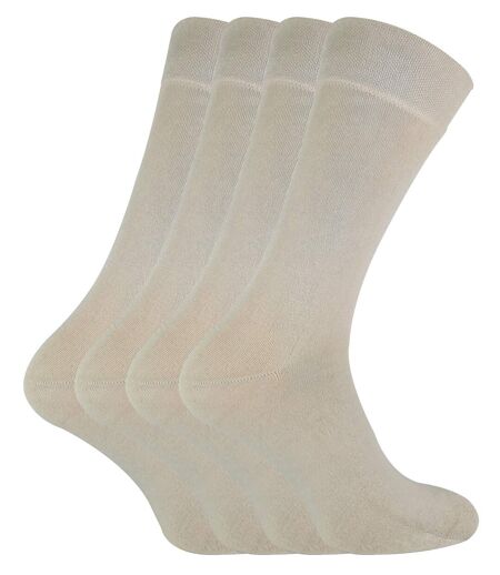 4 Pk Unisex Bamboo Thin Super Soft Suit Socks