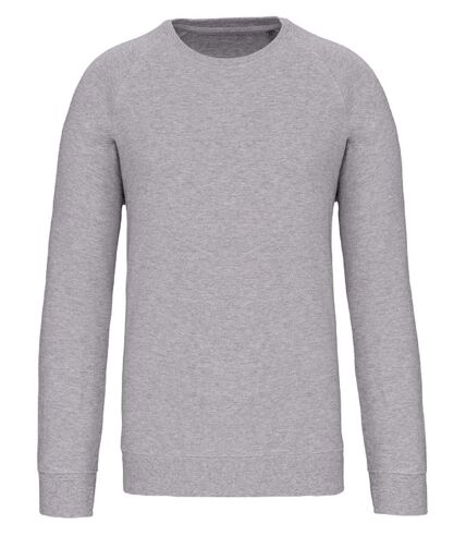 Sweat shirt coton bio - Homme - K495 - gris oxford