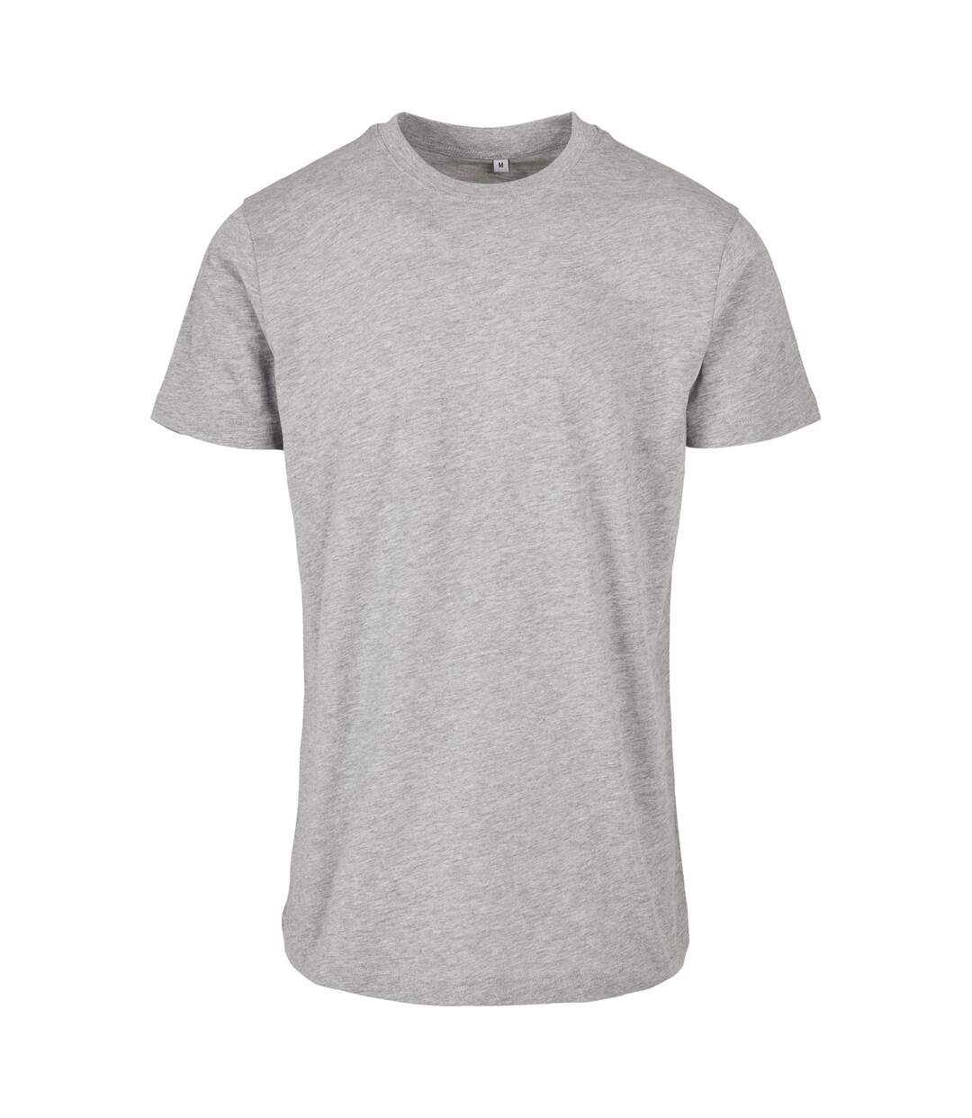 T-shirt Basic Homme Gris Chiné Build Your Brand-1