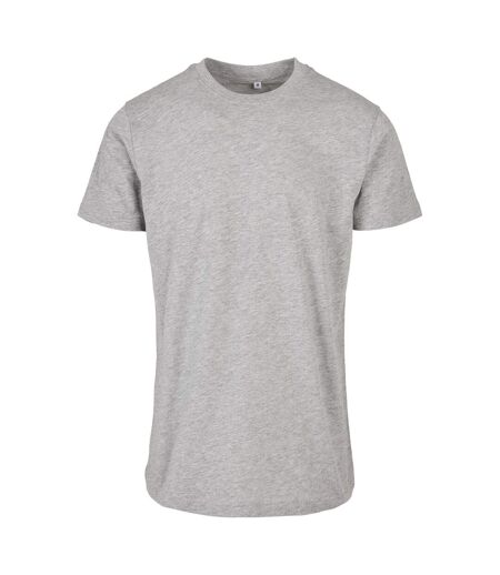 T-shirt Basic Homme Gris Chiné Build Your Brand