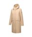 Veste Imperméable Longue Et Unie À Capuche Et Taille Ajustable Ramona Femme Beige Regatta-4