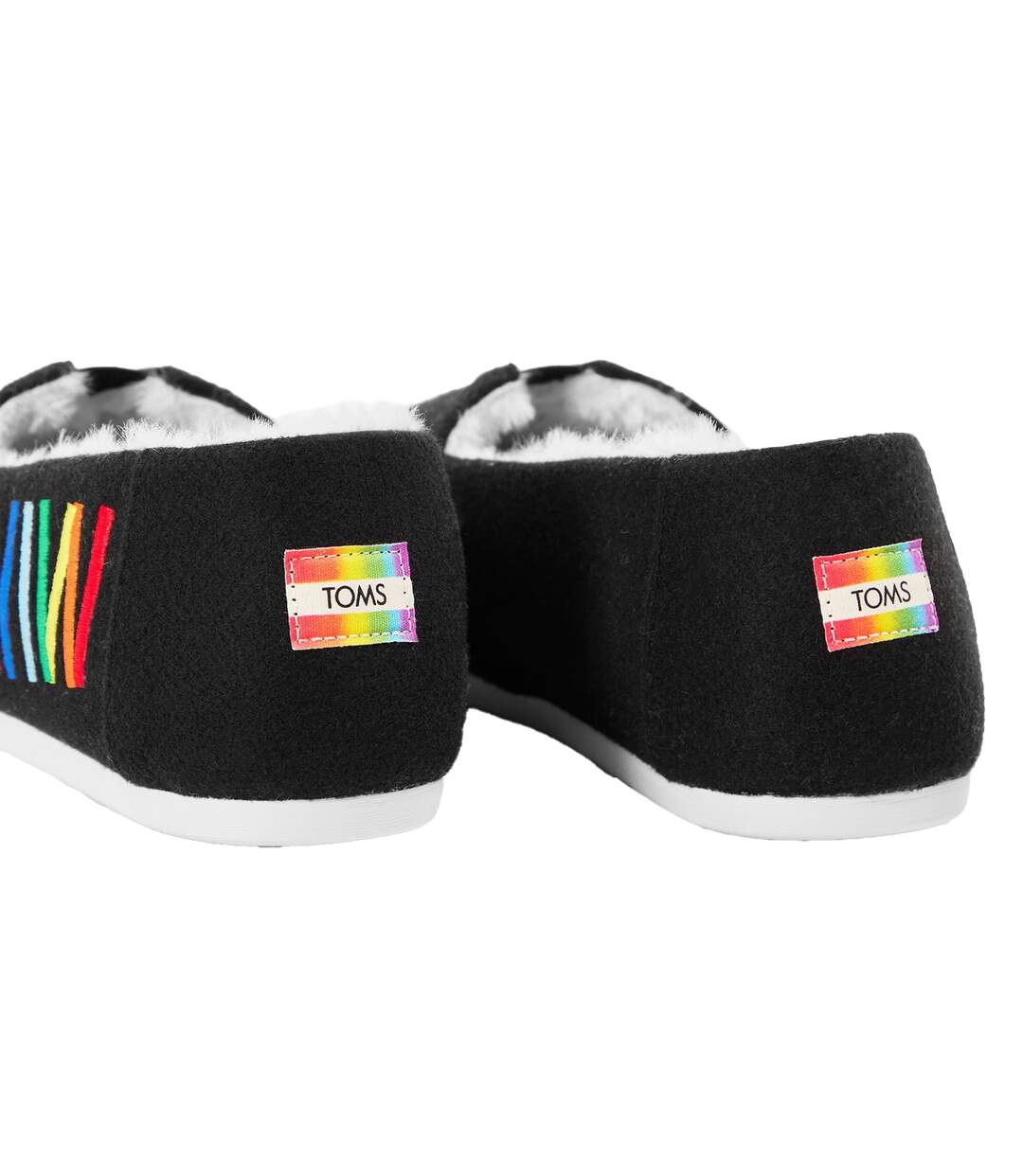 Womens/ladies Espadrilles Black Toms-4
