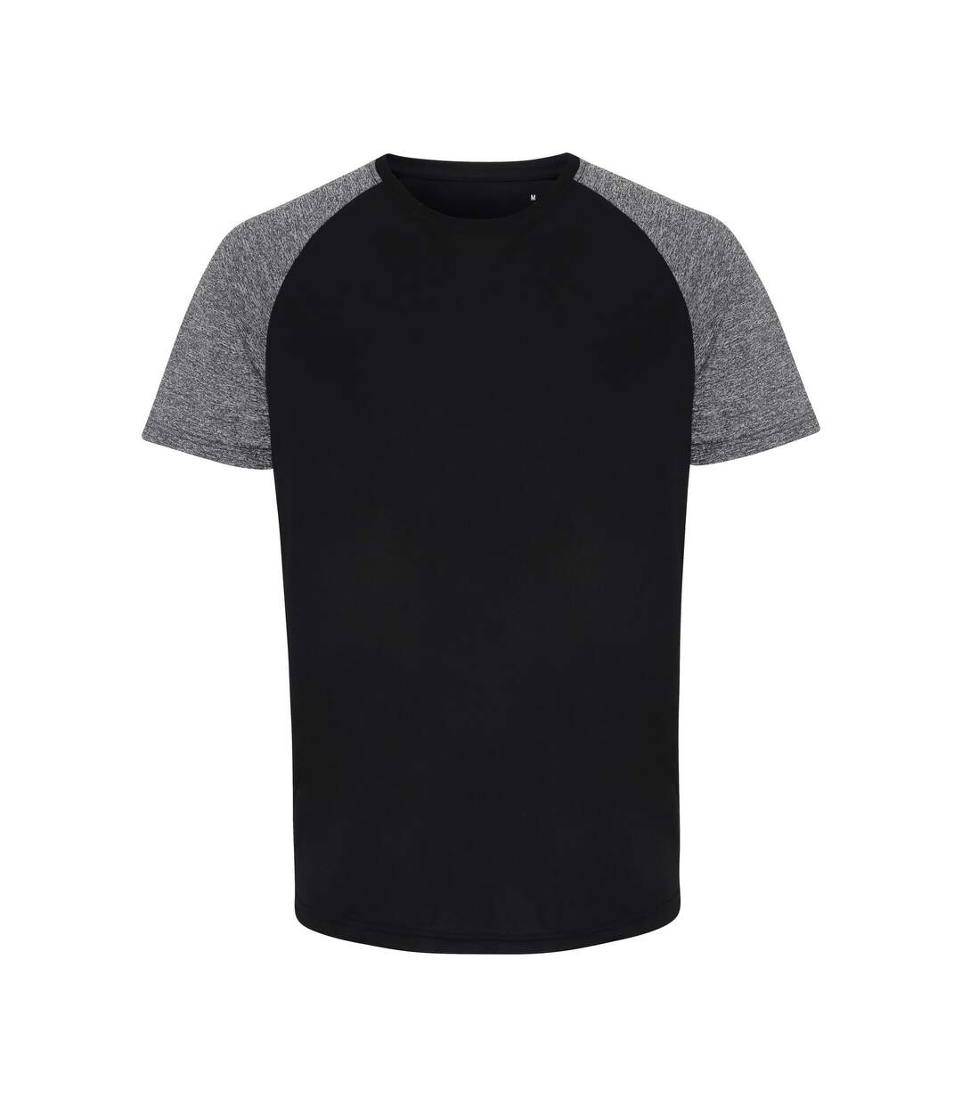 T-shirt homme noir chiné TriDri